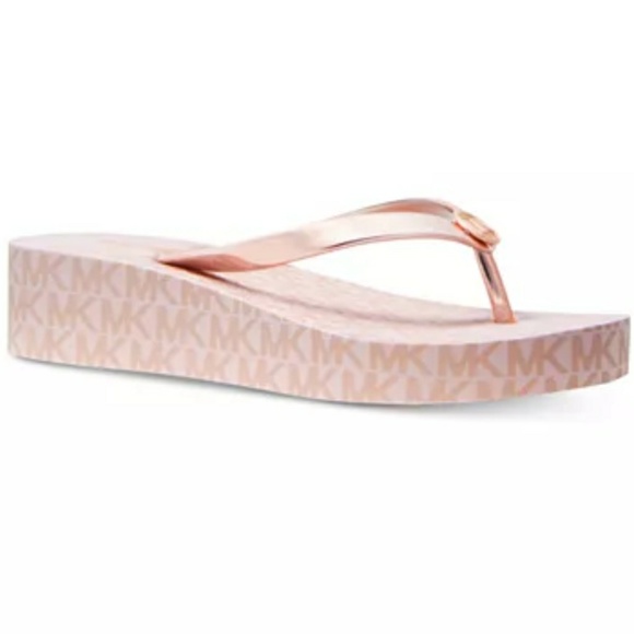 mk bedford flip flop